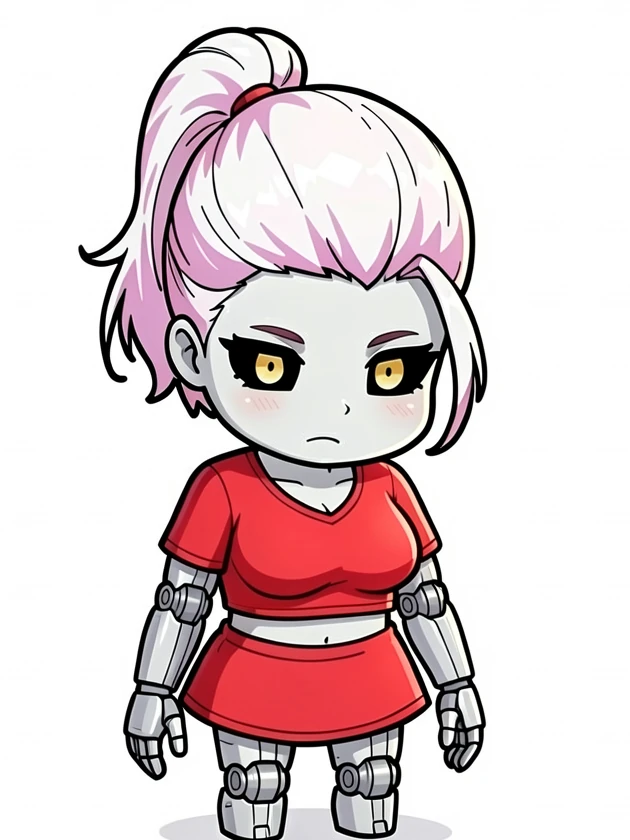 EGI as a chibi, robot arms and legs